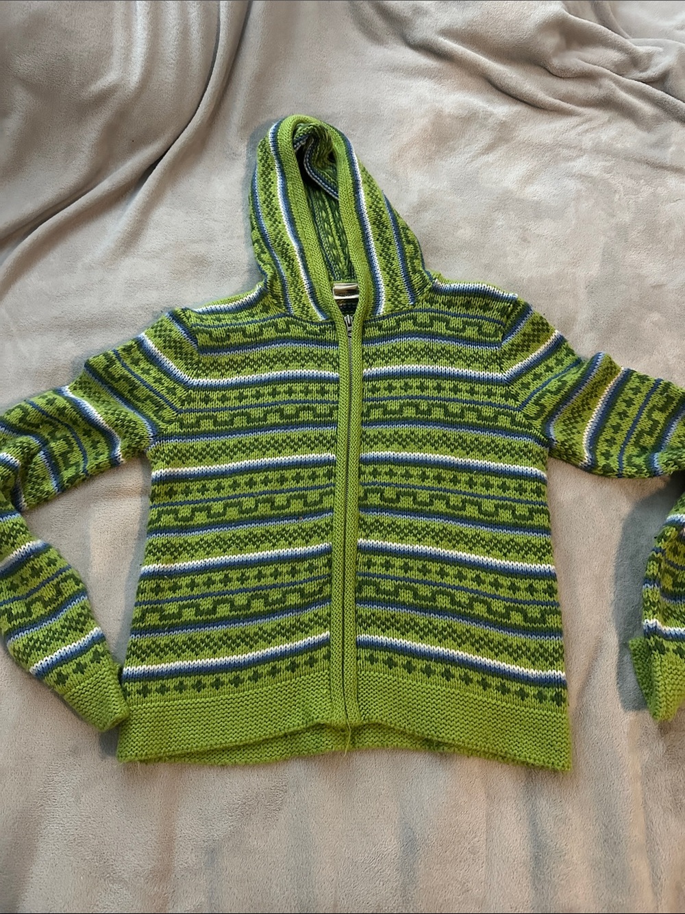 Y2K Arizona green sweater hoodie
